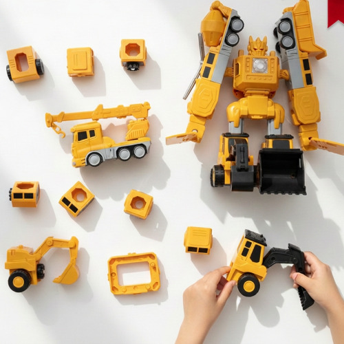 Click & Snap Magnetic Transformer Construction Set