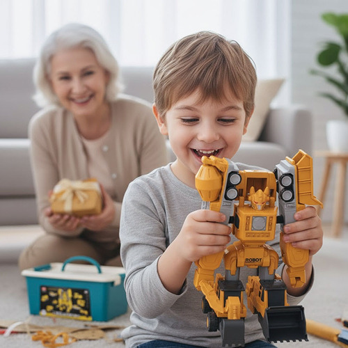 Click & Snap Magnetic Transformer Construction Set