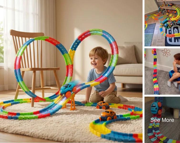 FlexiLoop LED Anti Gravity Racing Track