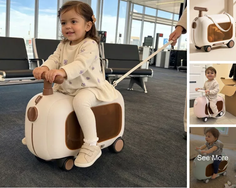2-in-1 Kids Ride-On Suitcase