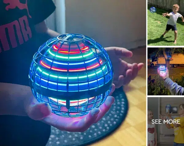 flying led lights magic ball