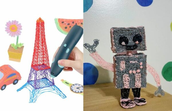 a 3d robot created by the 3d magic pen